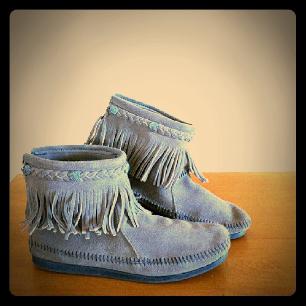 Minnetonka Fringe Booties